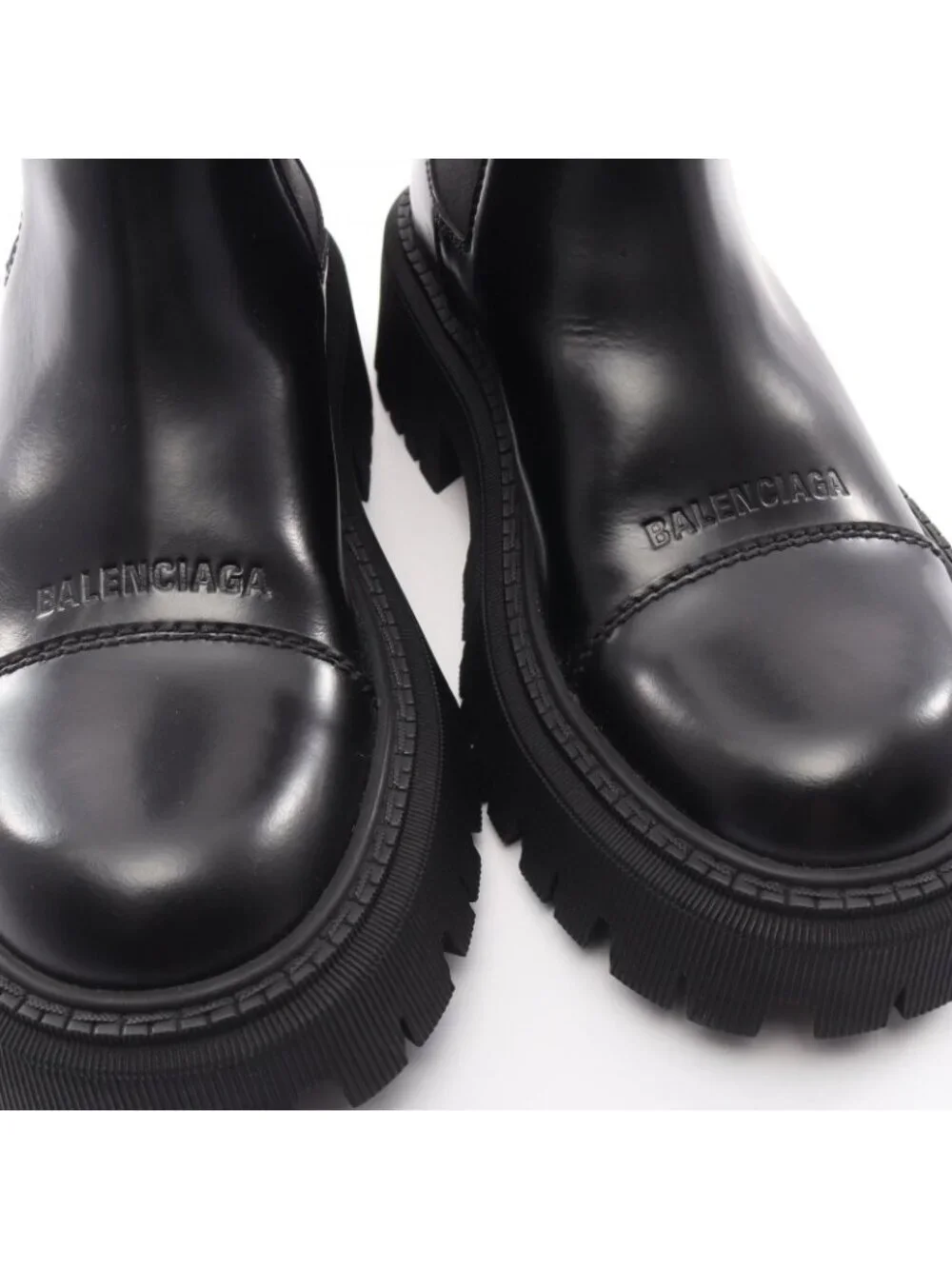 Balenciaga Boots Tractor Leather